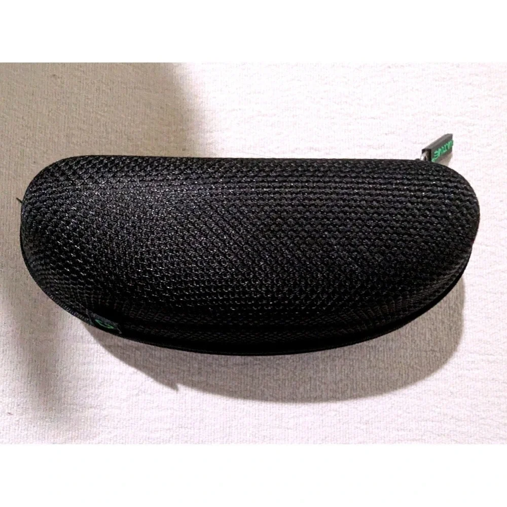 Native Eyewear Hard Shell Sunglasses Case Black Mesh Zip Travel Eyeglasses
